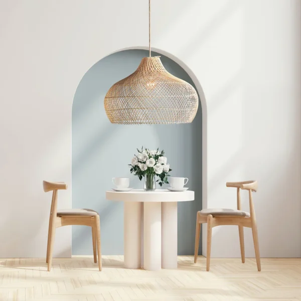 rattan pendant light for living room decor